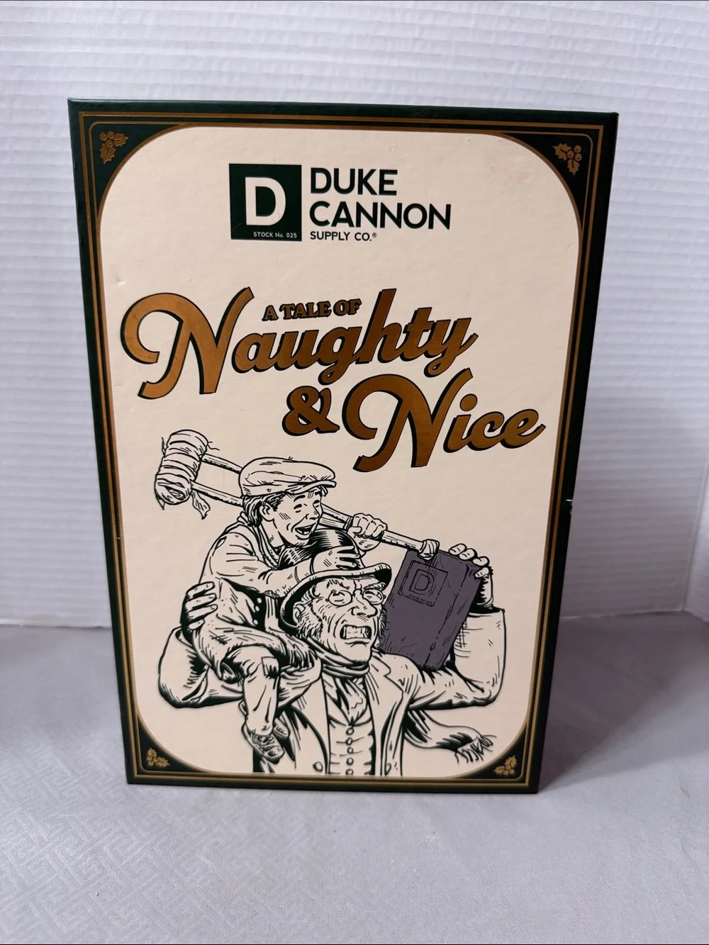 Duke Cannon A Tale of Naughty & Nice Soap in Decorative Box 4 Whimsical Bars New